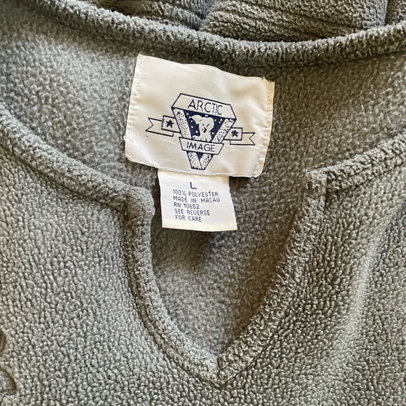 Arctic Image Moose Fleece Crewneck - Picture 4 of 4